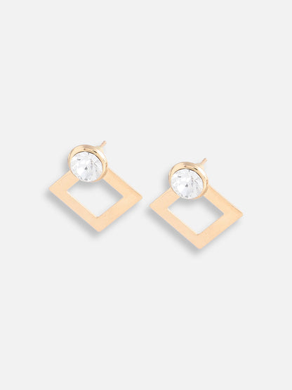 GOLD PLATED PARTY DESIGNER DROP EARRING FOR WOMEN