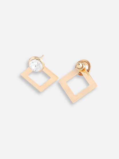 GOLD PLATED PARTY DESIGNER DROP EARRING FOR WOMEN