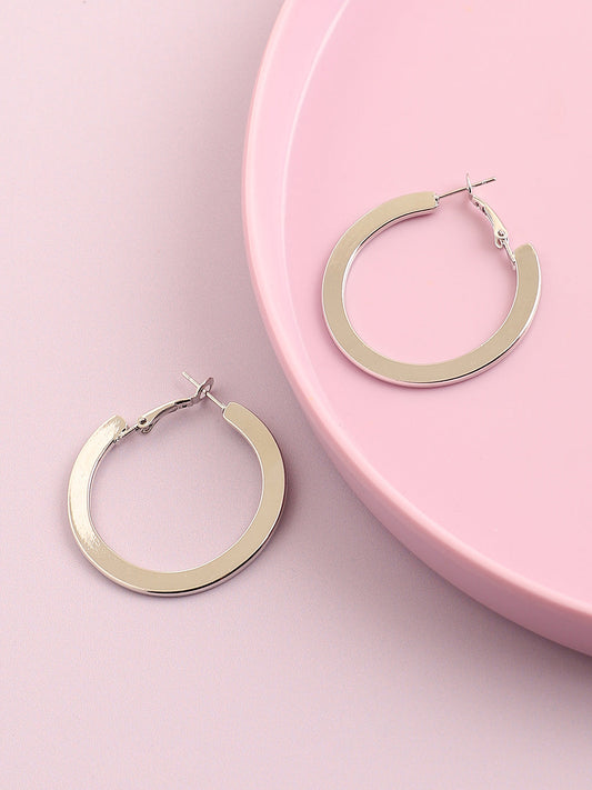 SILVER PLATED PARTY DESIGNER DROP EARRING FOR WOMEN