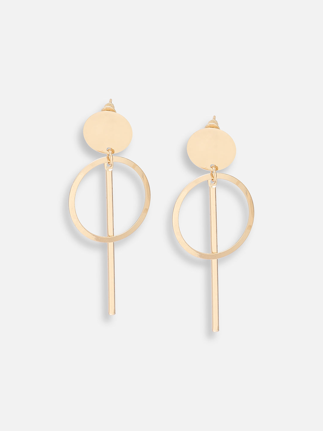 GOLD PLATED PARTY DESIGNER DROP EARRING FOR WOMEN