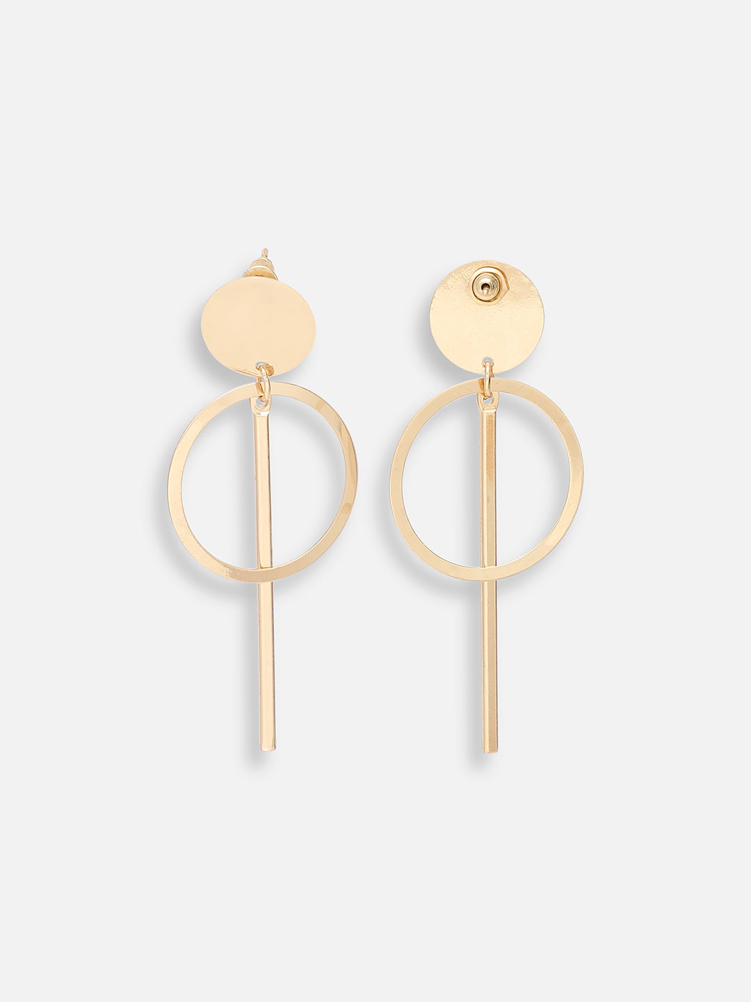 GOLD PLATED PARTY DESIGNER DROP EARRING FOR WOMEN