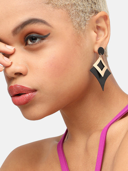 GOLD PLATED PARTY DESIGNER DROP EARRING FOR WOMEN