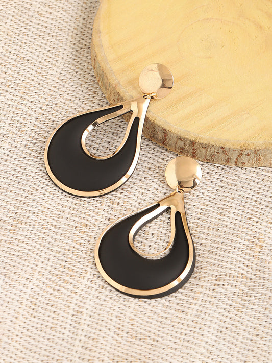 GOLD PLATED PARTY DESIGNER DROP EARRING FOR WOMEN