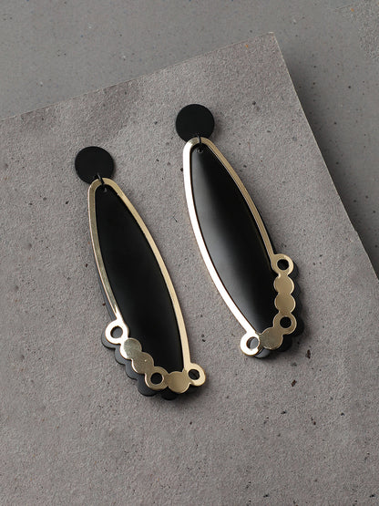 GOLD PLATED PARTY DESIGNER DROP EARRING FOR WOMEN
