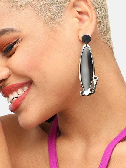 GOLD PLATED PARTY DESIGNER DROP EARRING FOR WOMEN