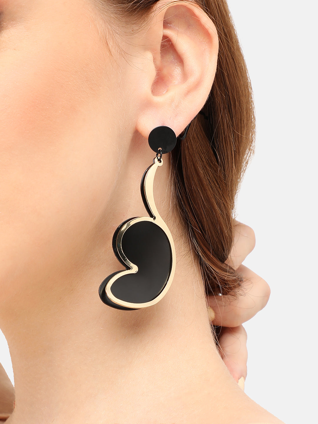GOLD PLATED PARTY DESIGNER DROP EARRING FOR WOMEN