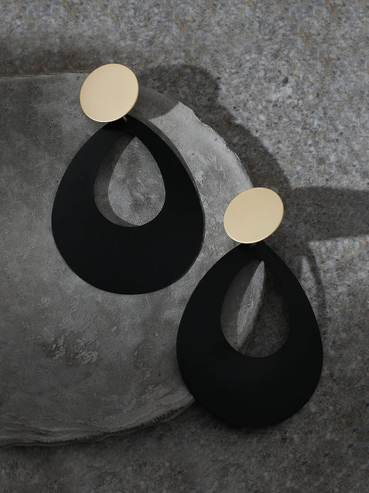 GOLD PLATED PARTY DESIGNER DROP EARRING FOR WOMEN