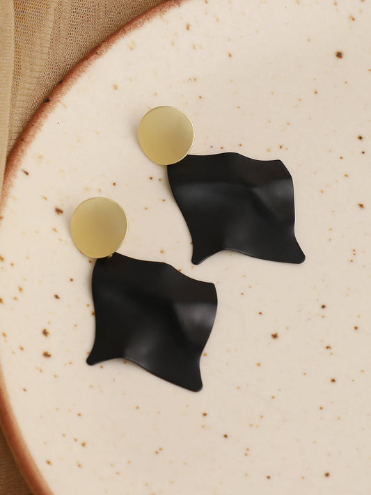 GOLD PLATED PARTY DESIGNER DROP EARRING FOR WOMEN