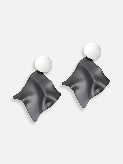 SILVER PLATED PARTY DESIGNER DROP EARRING FOR WOMEN