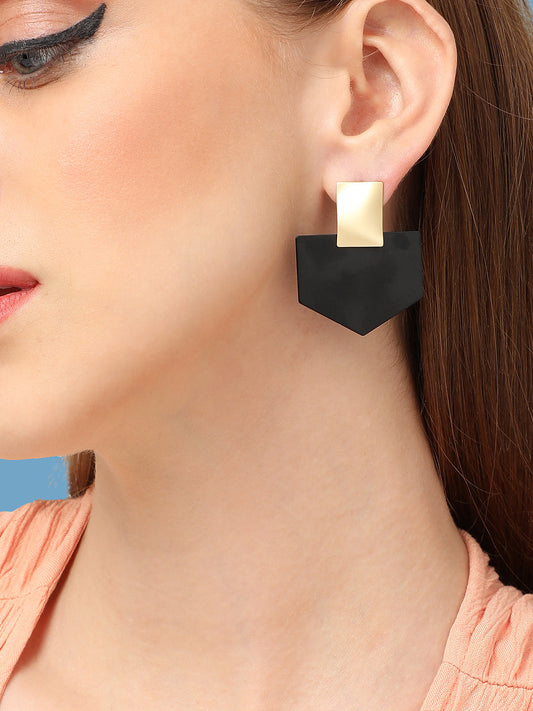 GOLD PLATED PARTY DESIGNER DROP EARRING FOR WOMEN