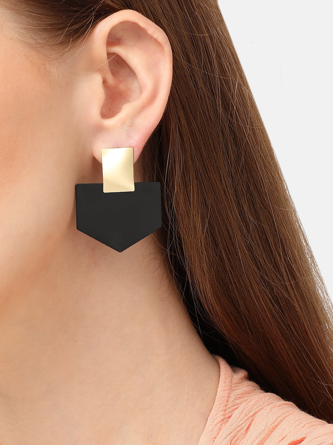 GOLD PLATED PARTY DESIGNER DROP EARRING FOR WOMEN