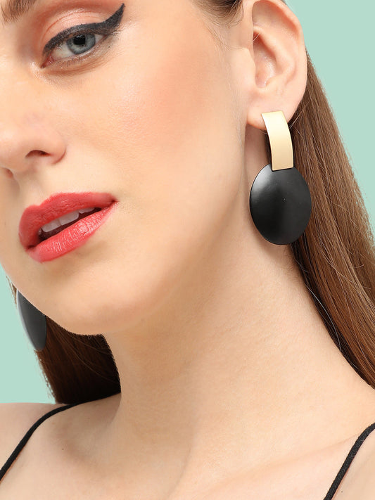 GOLD PLATED PARTY DESIGNER DROP EARRING FOR WOMEN