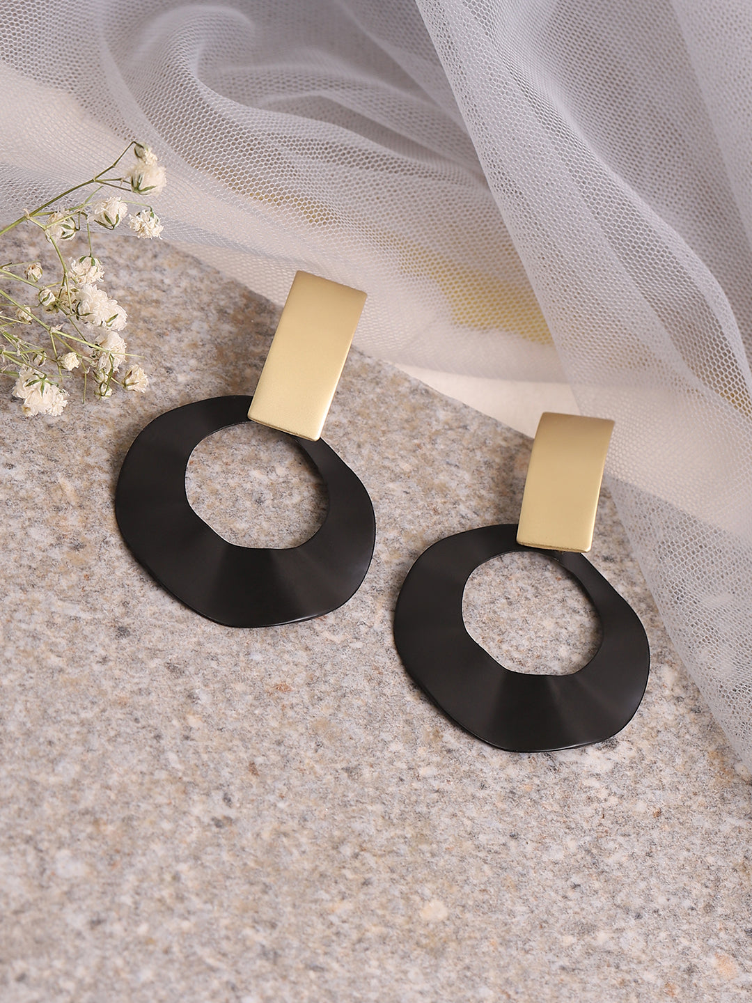 GOLD PLATED PARTY DESIGNER DROP EARRING FOR WOMEN