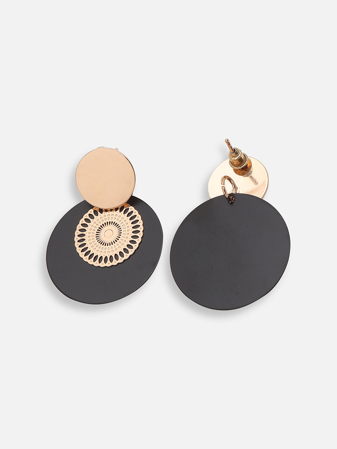 GOLD PLATED PARTY DESIGNER STONE DROP EARRING FOR WOMEN