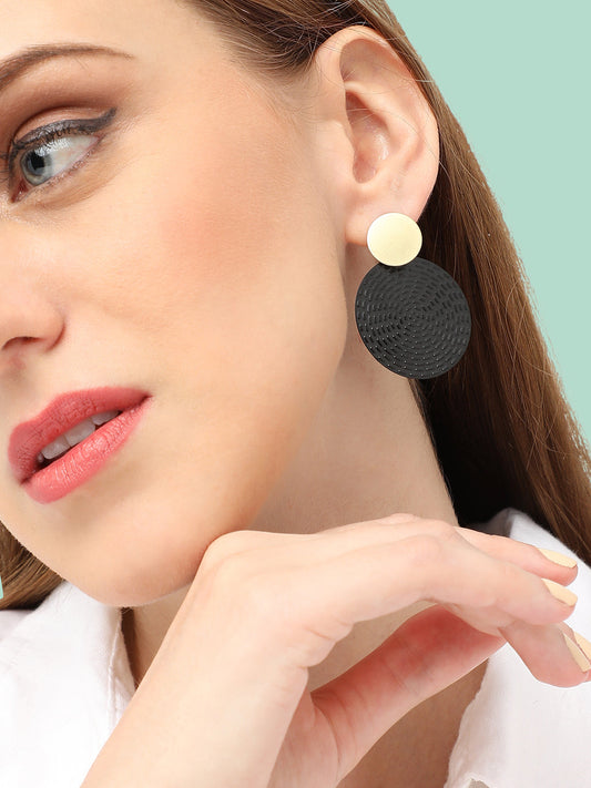 GOLD PLATED PARTY DESIGNER DROP EARRING FOR WOMEN