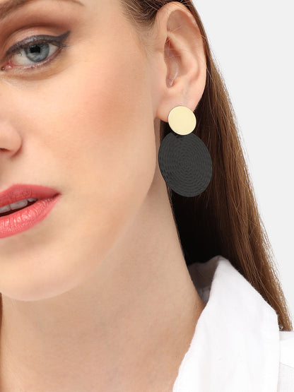 GOLD PLATED PARTY DESIGNER DROP EARRING FOR WOMEN