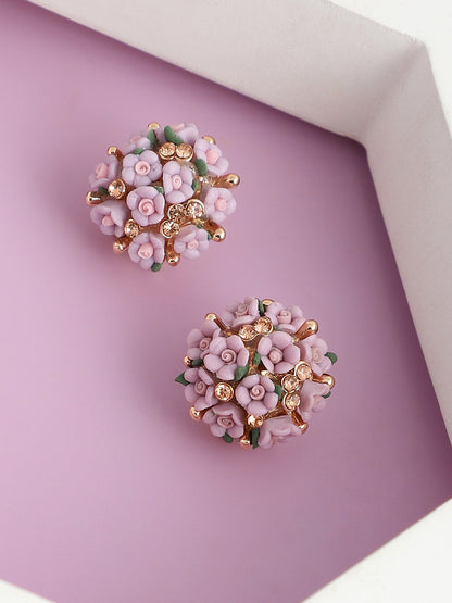 Lilac Bloom Studs