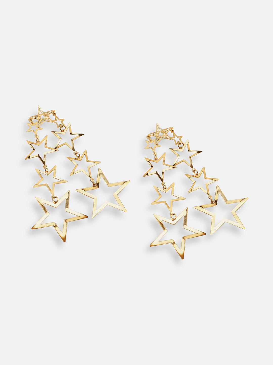 GOLD PLATED PARTY DESIGNER DROP EARRING FOR WOMEN