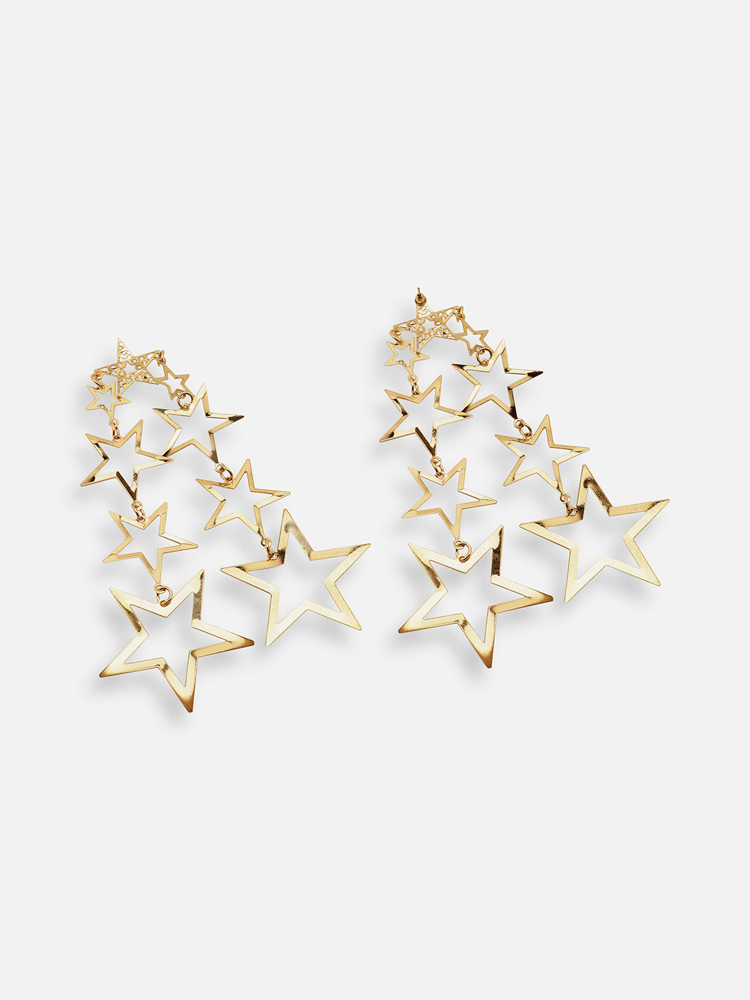 GOLD PLATED PARTY DESIGNER DROP EARRING FOR WOMEN
