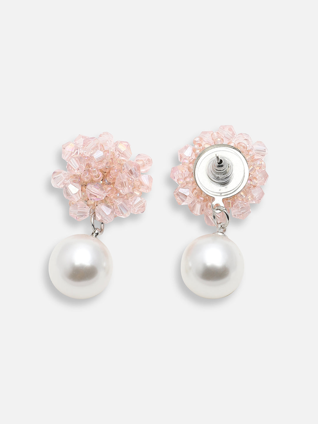 GOLD PLATED PARTY DESIGNER STONE DROP EARRING FOR WOMEN