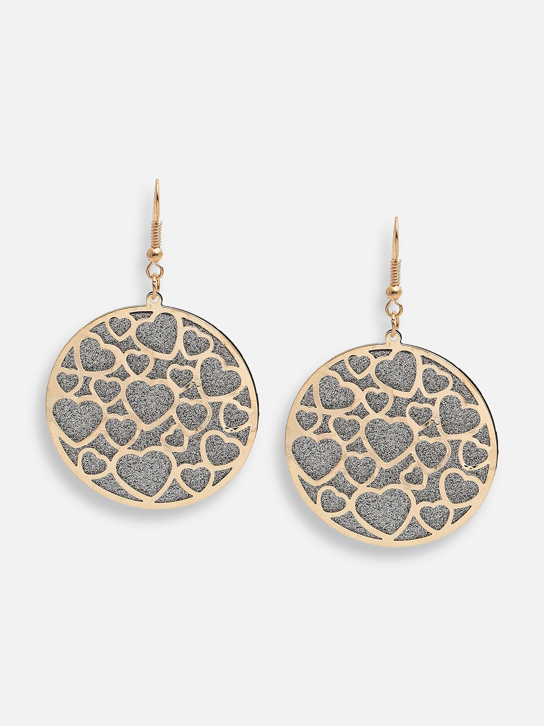 GOLD PLATED PARTY DESIGNER STONE DROP EARRING FOR WOMEN