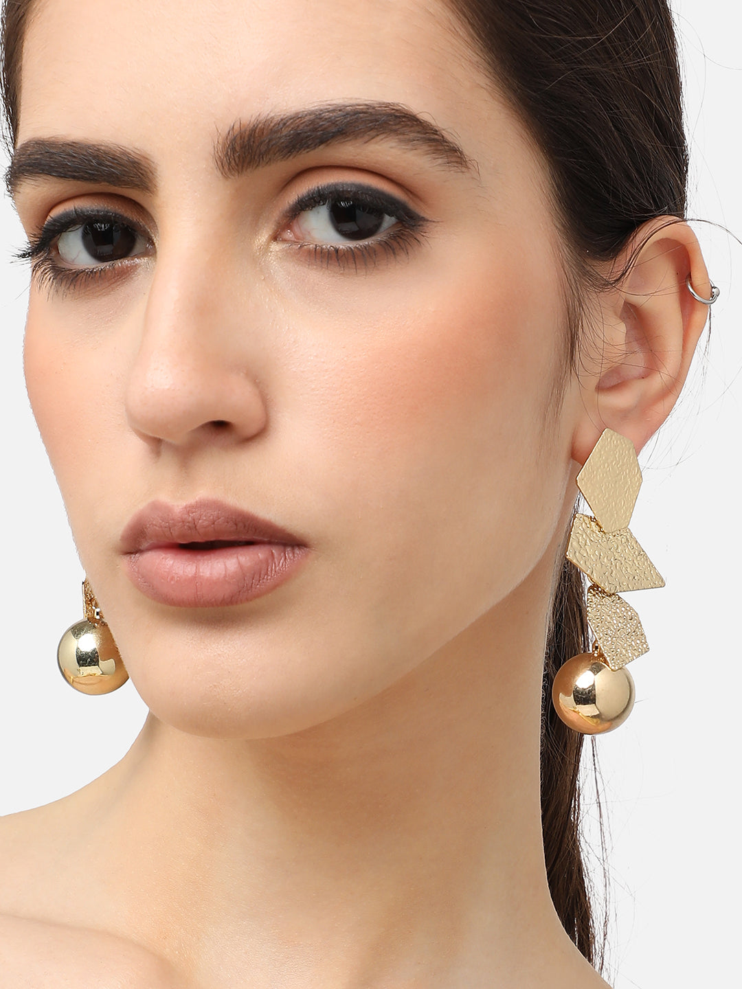 Gold Plated Party Designer Drop Earring For Women