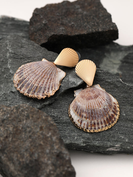 GOLD PLATED PARTY DESIGNER DROP EARRING FOR WOMEN