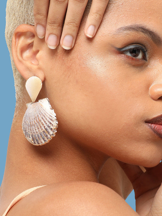 GOLD PLATED PARTY DESIGNER DROP EARRING FOR WOMEN