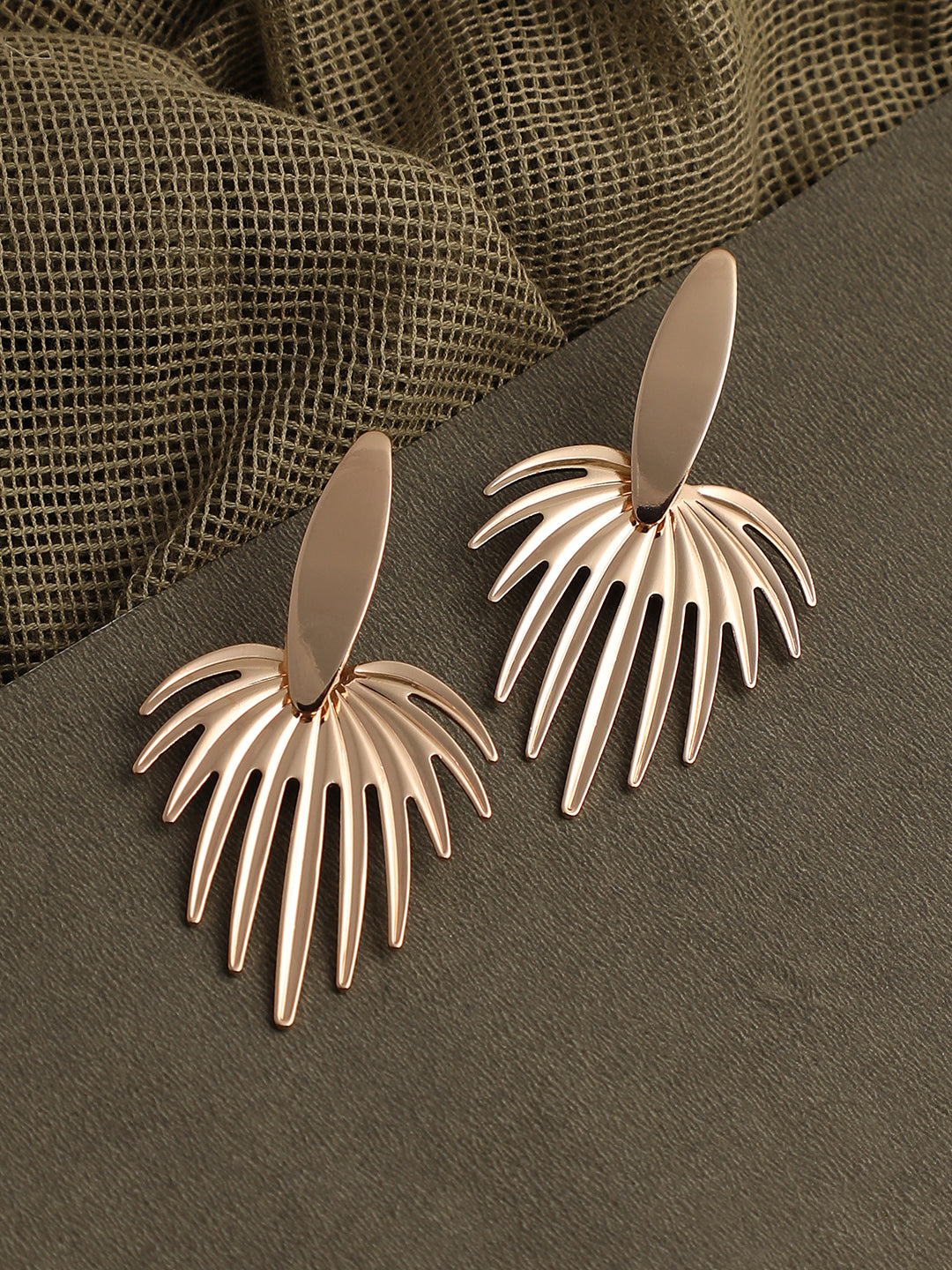 GOLD PLATED PARTY DESIGNER DROP EARRING FOR WOMEN