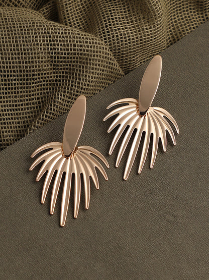 GOLD PLATED PARTY DESIGNER DROP EARRING FOR WOMEN