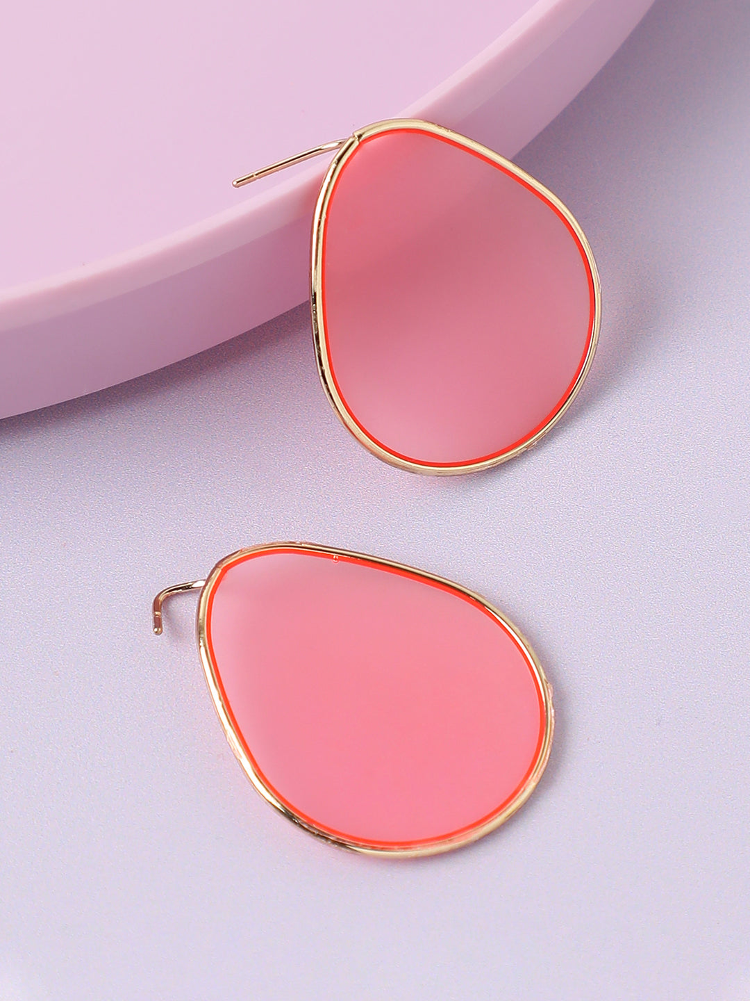 GOLD PLATED PARTY DESIGNER STUD FOR WOMEN