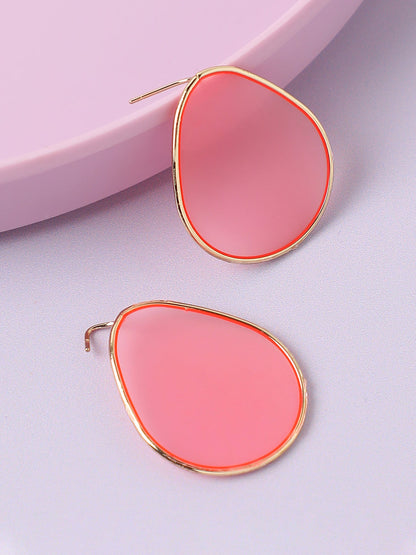 GOLD PLATED PARTY DESIGNER STUD FOR WOMEN