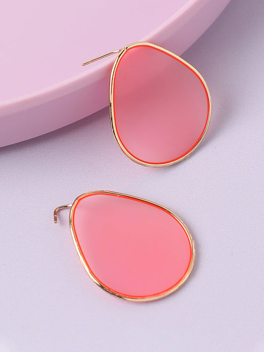 GOLD PLATED PARTY DESIGNER STUD FOR WOMEN