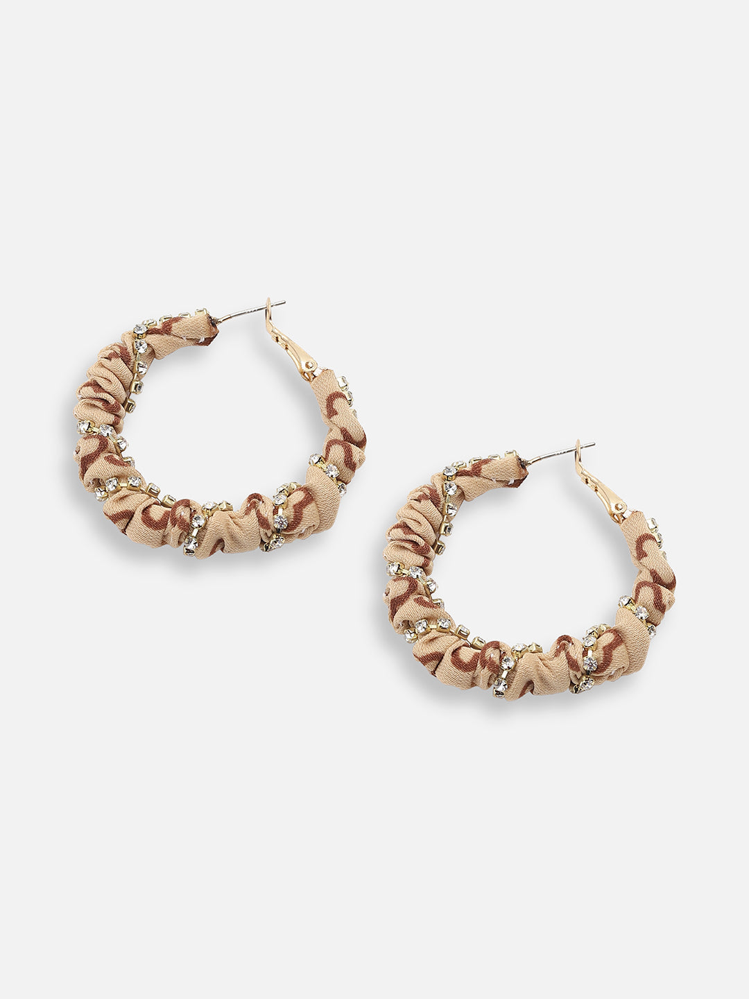 GOLD PLATED PARTY DESIGNER STONE DROP EARRING FOR WOMEN