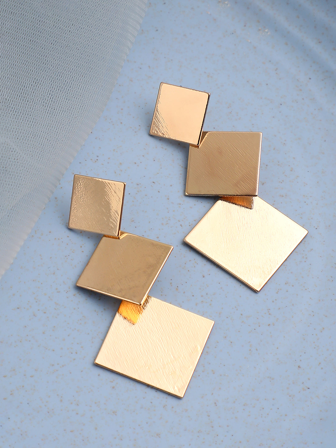 GOLD PLATED PARTY DESIGNER DROP EARRING FOR WOMEN