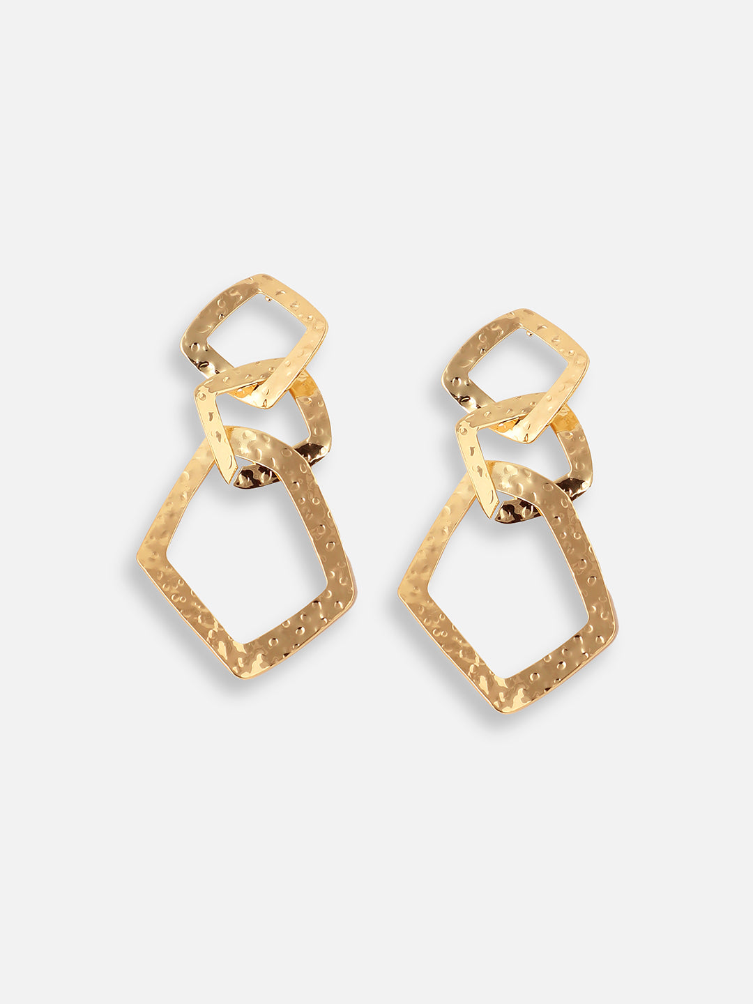 GOLD PLATED PARTY PEARLS DROP EARRING FOR WOMEN