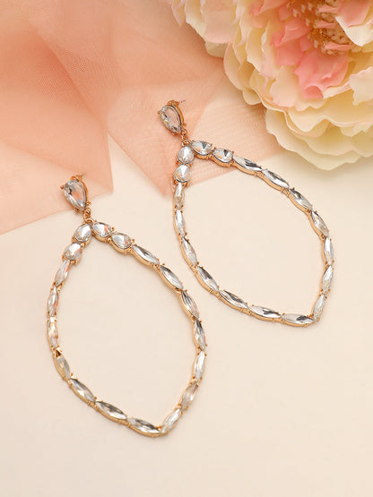 Crystal Cascade Drop Earrings