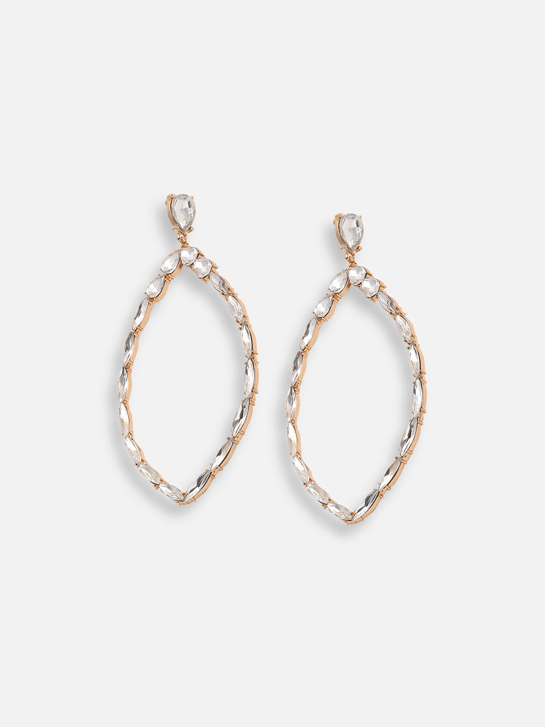 Crystal Cascade Drop Earrings