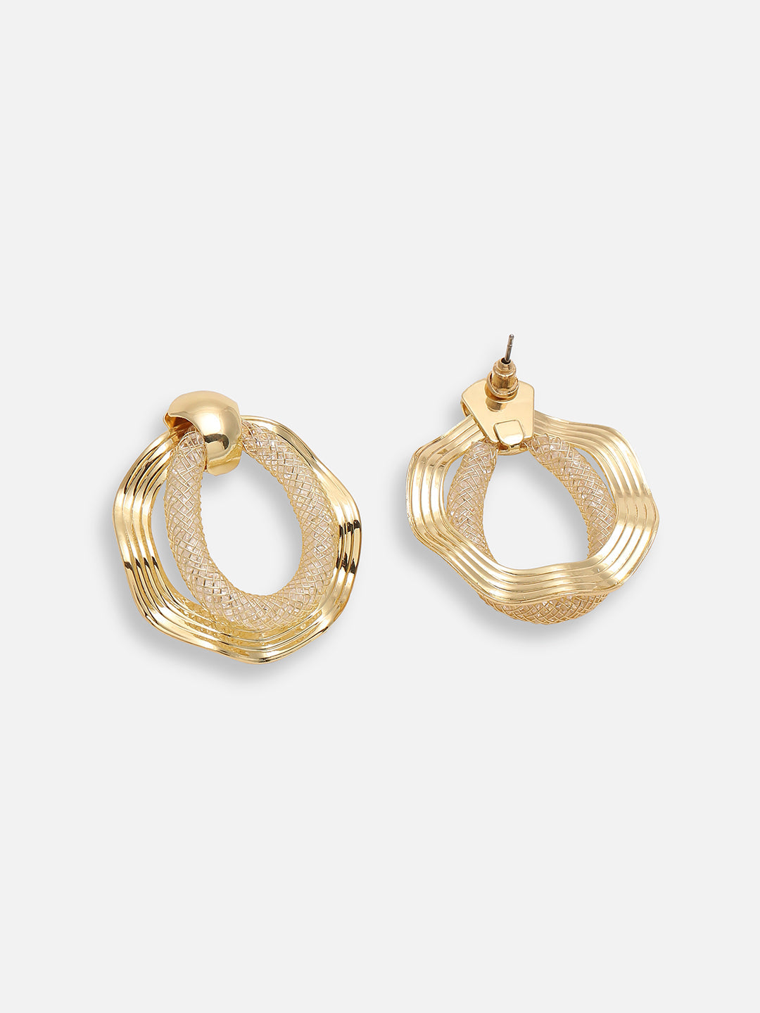GOLD PLATED PARTY DESIGNER DROP EARRING FOR WOMEN