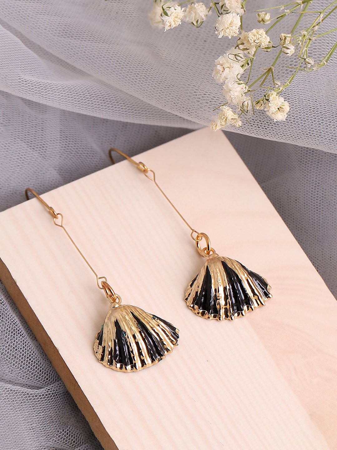 GOLD PLATED PARTY DESIGNER DROP EARRING FOR WOMEN