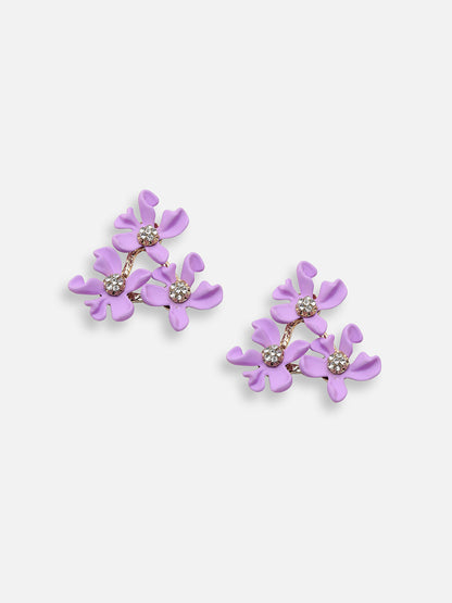 GOLD PLATED PARTY DESIGNER DROP EARRING FOR WOMEN
