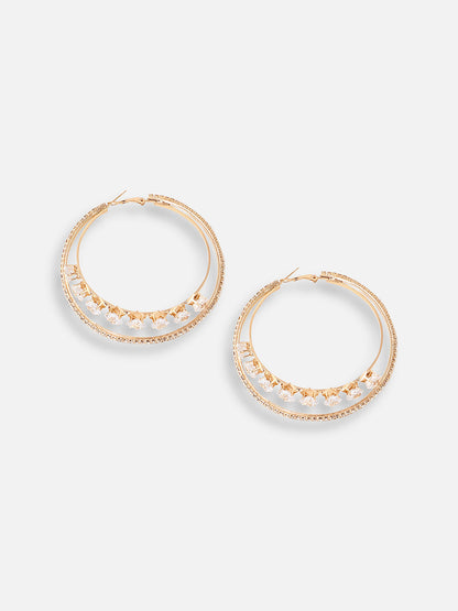 Tiered Treasures Hoop Earrings