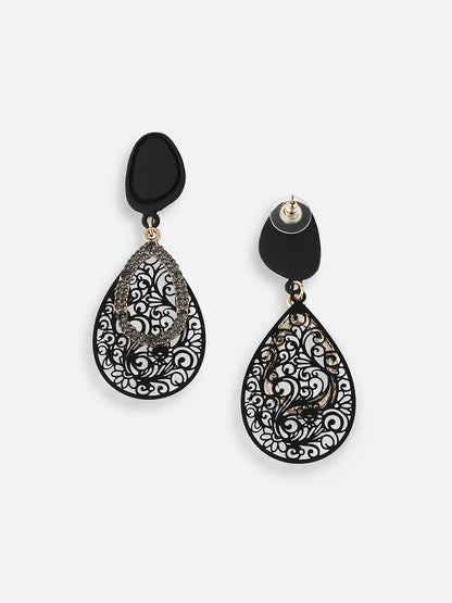 GOLD PLATED PARTY DESIGNER DROP EARRING FOR WOMEN