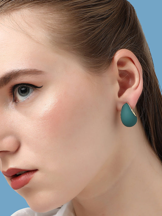GOLD PLATED DESIGNER DROP EARRING