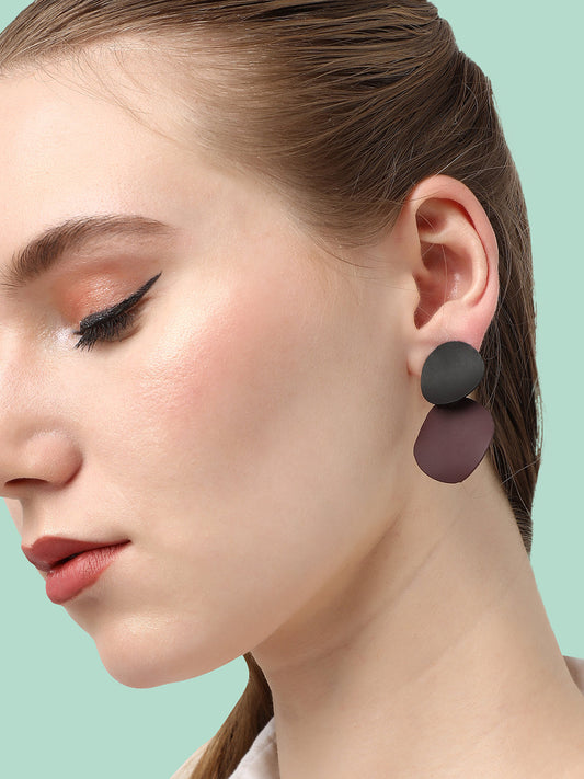 GOLD PLATED PARTY DESIGNER DROP EARRING FOR WOMEN