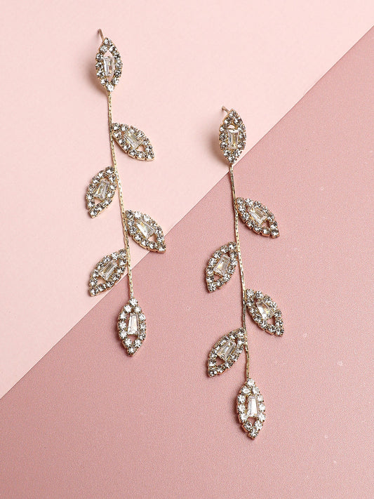 GOLD PLATED PEARLS DROP EARRING