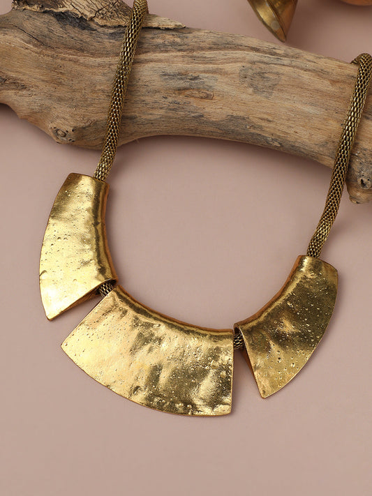Gold Plated Designer Casual Necklace
