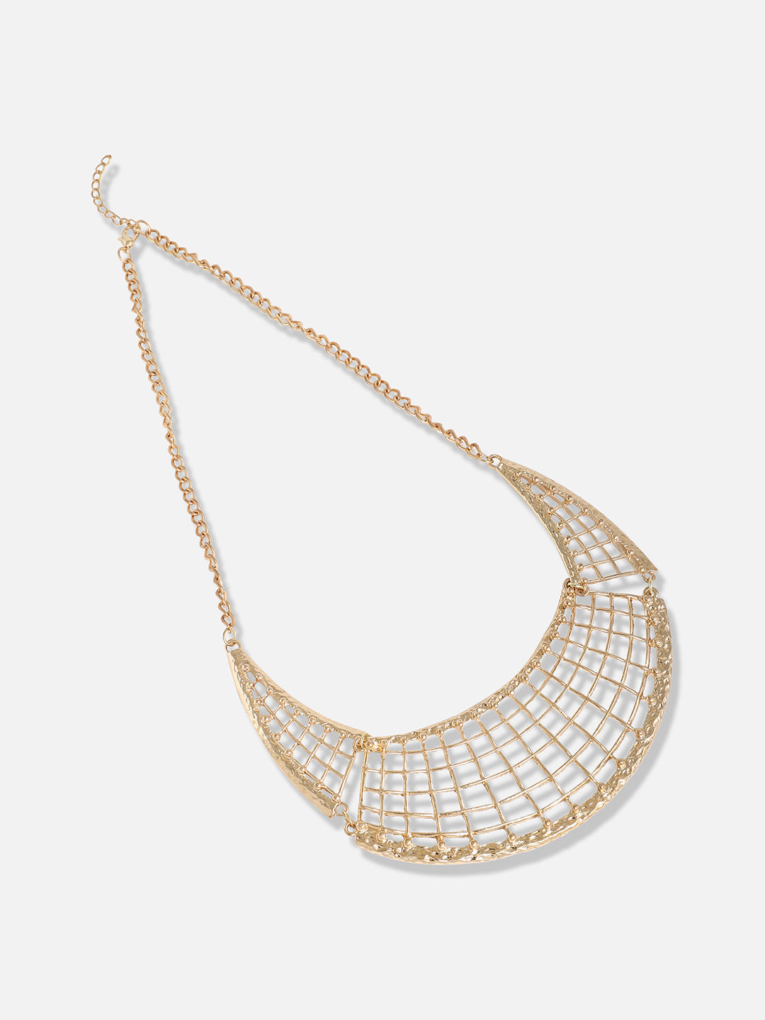 Gold Plated Designer Stone Party Necklace