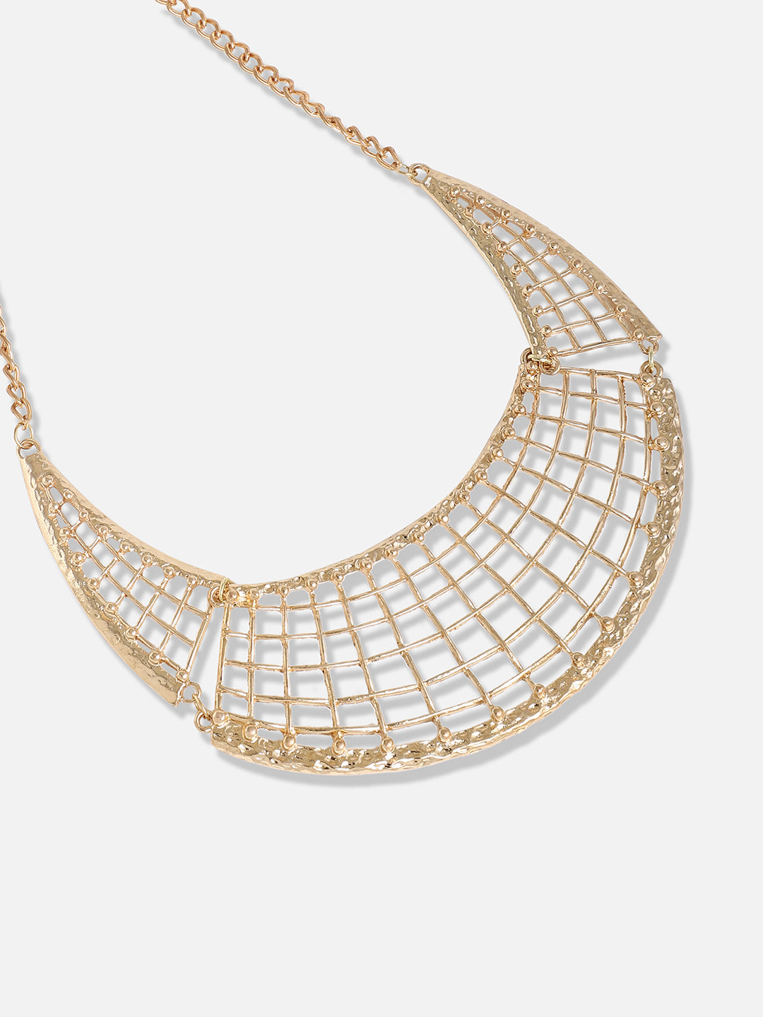 Gold Plated Designer Stone Party Necklace