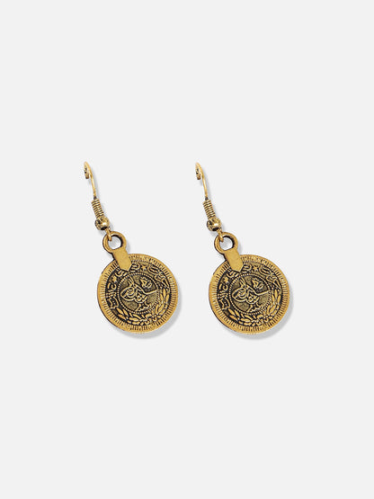 Gold Plated Designer Stone Party Necklace and Earring Set